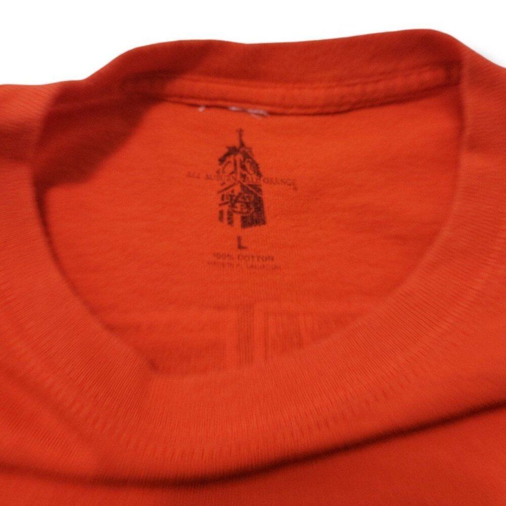 Auburn University Shirt Size Large L All Auburn All Orange Graphic Print T-Shirt - Picture 7 of 7